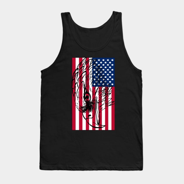 Betsy Ross Flag T-Shirt besty Ross flag shirt funny shirt gift amarica flags USA Tank Top by FouadBelbachir46